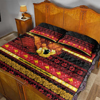 Papua New Guinea Christmas Quilt Bed Set Bikpela hamamas blong dispela Krismas LT14 - Polynesian Pride