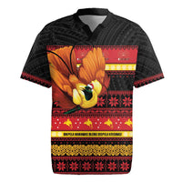 Papua New Guinea Christmas Rugby Jersey Bikpela hamamas blong dispela Krismas LT14 Red - Polynesian Pride