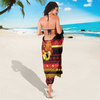 Papua New Guinea Christmas Sarong Bikpela hamamas blong dispela Krismas LT14 - Polynesian Pride