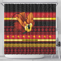 Papua New Guinea Christmas Shower Curtain Bikpela hamamas blong dispela Krismas LT14 - Polynesian Pride