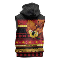 Papua New Guinea Christmas Sleeveless Hoodie Bikpela hamamas blong dispela Krismas LT14 - Polynesian Pride