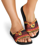 Papua New Guinea Christmas Slide Sandals Bikpela hamamas blong dispela Krismas LT14 - Polynesian Pride