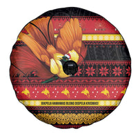 Papua New Guinea Christmas Spare Tire Cover Bikpela hamamas blong dispela Krismas LT14 - Polynesian Pride