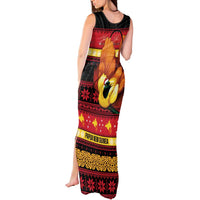 Papua New Guinea Christmas Tank Maxi Dress Bikpela hamamas blong dispela Krismas LT14 - Polynesian Pride