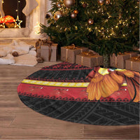 Papua New Guinea Christmas Tree Skirt Bikpela hamamas blong dispela Krismas LT14 - Polynesian Pride