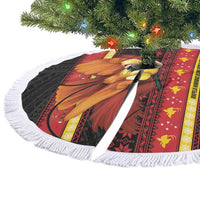 Papua New Guinea Christmas Tree Skirt Bikpela hamamas blong dispela Krismas LT14 - Polynesian Pride