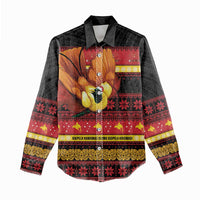 Papua New Guinea Christmas Women Casual Shirt Bikpela hamamas blong dispela Krismas - Polynesian Pride