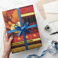 Papua New Guinea Christmas Wrapping Paper Bikpela hamamas blong dispela Krismas LT14 - Polynesian Pride