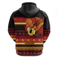 Papua New Guinea Christmas Zip Hoodie Bikpela hamamas blong dispela Krismas LT14 - Polynesian Pride