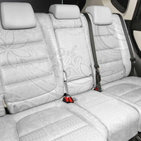 Tapu Fanau Ia Niue Back Car Seat Cover Happy White Sunday Unique Hiapo LT14 - Polynesian Pride