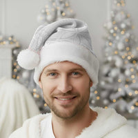 Tapu Fanau Ia Niue Christmas Santa Hat Happy White Sunday Unique Hiapo LT14 - Polynesian Pride