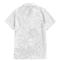 Tapu Fanau Ia Niue Family Matching Mermaid Dress and Hawaiian Shirt Happy White Sunday Unique Hiapo LT14 - Polynesian Pride