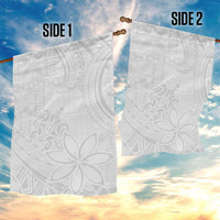 Tapu Fanau Ia Niue Garden Flag Happy White Sunday Unique Hiapo LT14 - Polynesian Pride