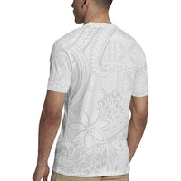 Tapu Fanau Ia Niue Rugby Jersey Happy White Sunday Unique Hiapo - Polynesian Pride