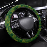 New Zealand and South Africa Rugby Steering Wheel Cover 2023 World Cup Final All Black Springboks Together LT14 Universal Fit Black - Polynesian Pride