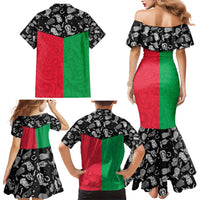 Vanuatu Cowboy Family Matching Mermaid Dress and Hawaiian Shirt Cowboy Symbols Split Stylized LT14 - Polynesian Pride