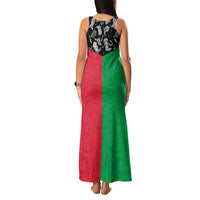 Vanuatu Cowboy Family Matching Tank Maxi Dress and Hawaiian Shirt Cowboy Symbols Split Stylized LT14 - Polynesian Pride