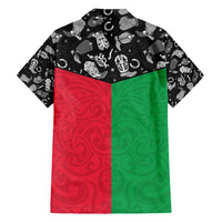 Vanuatu Cowboy Hawaiian Shirt Cowboy Symbols Split Stylized - Polynesian Pride