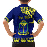 Personalised Fiji Natabua High School Kid Hawaiian Shirt Fijian Tapa Pattern LT14 - Polynesian Pride