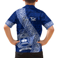 Personalised Fiji Queen Victoria School Kid Hawaiian Shirt Fijian Tapa Pattern LT14 - Polynesian Pride