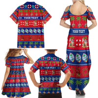 Personalised Guam Christmas Family Matching Summer Maxi Dress and Hawaiian Shirt Felis Pasgua LT14 - Polynesian Pride