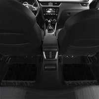 Toitu Te Tiriti Me Te Whakaputanga Car Mats Maori Wahaika With Haka Face LT14 Set 2pcs - Back Red - Polynesian Pride