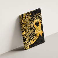 Polynesia Bone Cancer Awareness Canvas Wall Art Fight Warriors