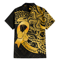 Polynesia Bone Cancer Awareness Family Matching Mermaid Dress and Hawaiian Shirt Fight Warriors LT14 - Polynesian Pride