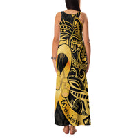 Polynesia Bone Cancer Awareness Family Matching Tank Maxi Dress and Hawaiian Shirt Fight Warriors LT14 - Polynesian Pride