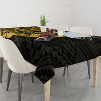 Polynesia Bone Cancer Awareness Tablecloth Fight Warriors