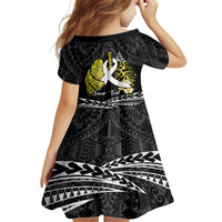 Personalised Polynesia World Lung Cancer Day Family Matching Summer Maxi Dress and Hawaiian Shirt Faith Hope Love LT14 - Polynesian Pride