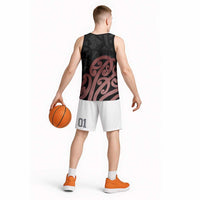 New Zealand Mangopare Tamanako Basketball Jersey Aotearoa Maori LT14 - Polynesian Pride