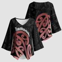 New Zealand Mangopare Tamanako Kimono Sleeve Blouse Aotearoa Maori LT14 - Polynesian Pride