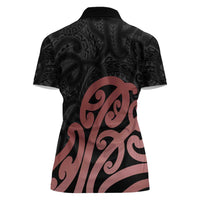 New Zealand Mangopare Tamanako Women Polo Shirt Aotearoa Maori LT14 - Polynesian Pride
