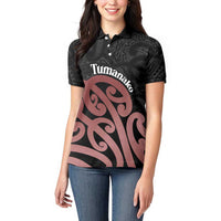 New Zealand Mangopare Tamanako Women Polo Shirt Aotearoa Maori LT14 - Polynesian Pride