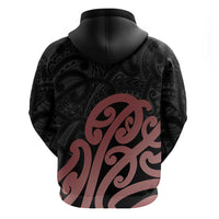 New Zealand Mangopare Tamanako Zip Hoodie Aotearoa Maori LT14 - Polynesian Pride