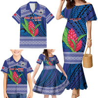 Custom Samoa Rugby Family Matching Mermaid Dress and Hawaiian Shirt 2024 Go Champions Samoan Gingers LT14 - Polynesian Pride