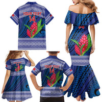 Custom Samoa Rugby Family Matching Mermaid Dress and Hawaiian Shirt 2024 Go Champions Samoan Gingers LT14 - Polynesian Pride