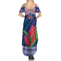 Custom Samoa Rugby Family Matching Summer Maxi Dress and Hawaiian Shirt 2024 Go Champions Samoan Gingers LT14 - Polynesian Pride