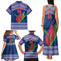 Custom Samoa Rugby Family Matching Tank Maxi Dress and Hawaiian Shirt 2024 Go Champions Samoan Gingers LT14 - Polynesian Pride
