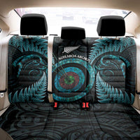 New Zealand Archery Back Car Seat Cover Aotearoa Silver Fern Maori - Polynesian Pride