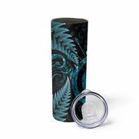 New Zealand Archery Skinny Tumbler Aotearoa Silver Fern Maori LT14 - Polynesian Pride
