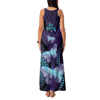 You Matter Suicide Prevention Awareness Family Matching Tank Maxi Dress and Hawaiian Shirt Butterfly Aboriginal Mix Polynesian Pattern LT14 - Polynesian Pride