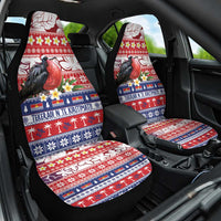 Kiribati Christmas Car Seat Cover Frigatebird Santa Tekeraoi n te Kiritimati LT14 One Size Red - Polynesian Pride