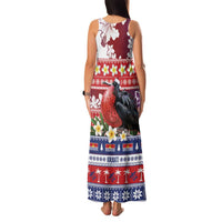 Kiribati Christmas Family Matching Tank Maxi Dress and Hawaiian Shirt Frigatebird Santa Tekeraoi n te Kiritimati LT14 - Polynesian Pride