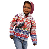 Kiribati Christmas Kid Hoodie Frigatebird Santa Tekeraoi n te Kiritimati LT14 - Polynesian Pride