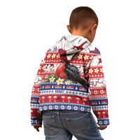 Kiribati Christmas Kid Hoodie Frigatebird Santa Tekeraoi n te Kiritimati LT14 - Polynesian Pride