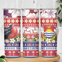 Kiribati Christmas Skinny Tumbler Frigatebird Santa Tekeraoi n te Kiritimati LT14 - Polynesian Pride