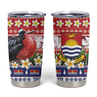 Kiribati Christmas Tumbler Cup Frigatebird Santa Tekeraoi n te Kiritimati LT14 Red - Polynesian Pride