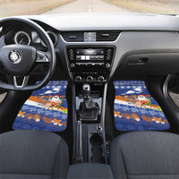Marshall Islands Christmas Car Mats Beachy Santa Monono ilo raaneoan Nejin - Polynesian Pride